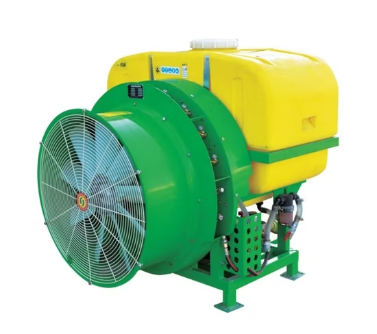 Садовый воздушный опрыскиватель тракторного типа